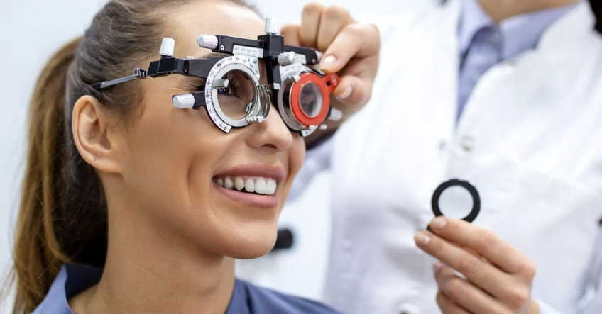 Prescription glasses, frames and optical care at Deepam Eye Hospital, Urapakkam